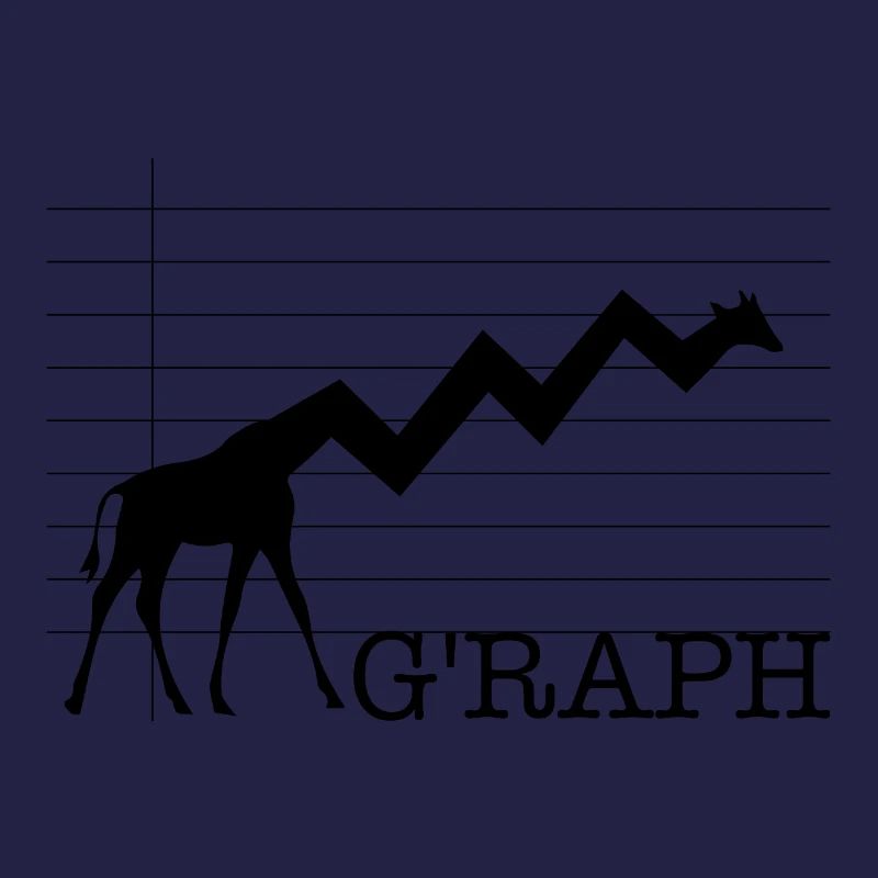 G'RAPH Aktien Giraffe Kurschart Graph Geschenk