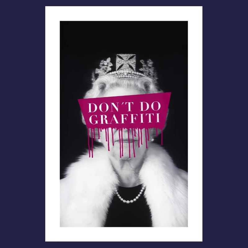 don't do graffiti Poster
