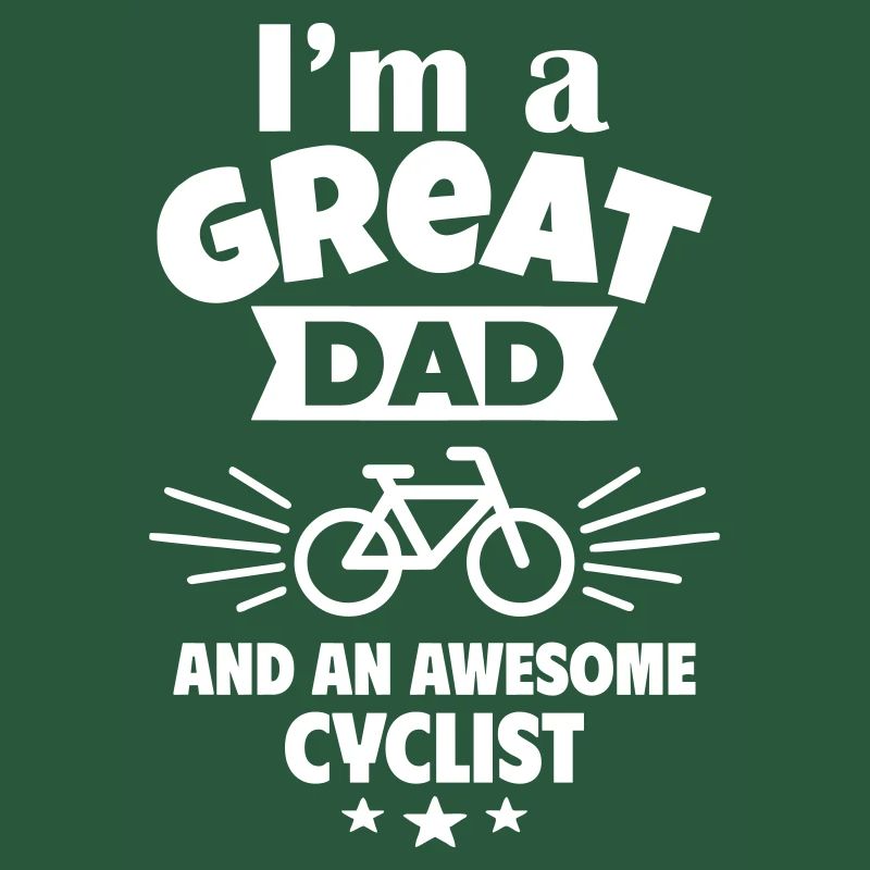 Ich bin ein toller Papa und ein starker Radfahrer
