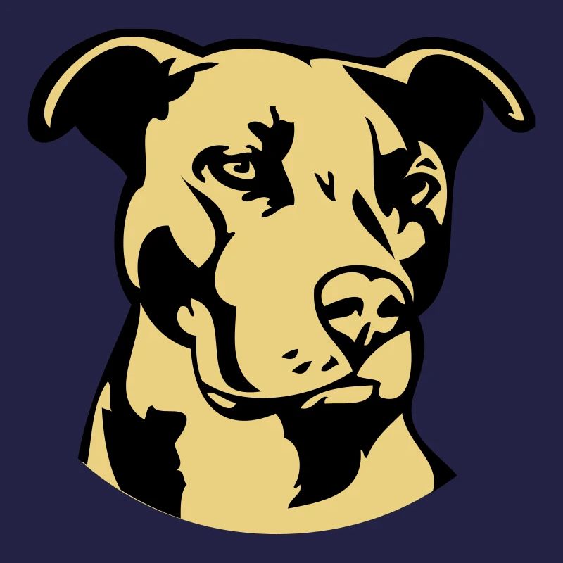 Pitbull zweifarbig - Hund Kampfhund