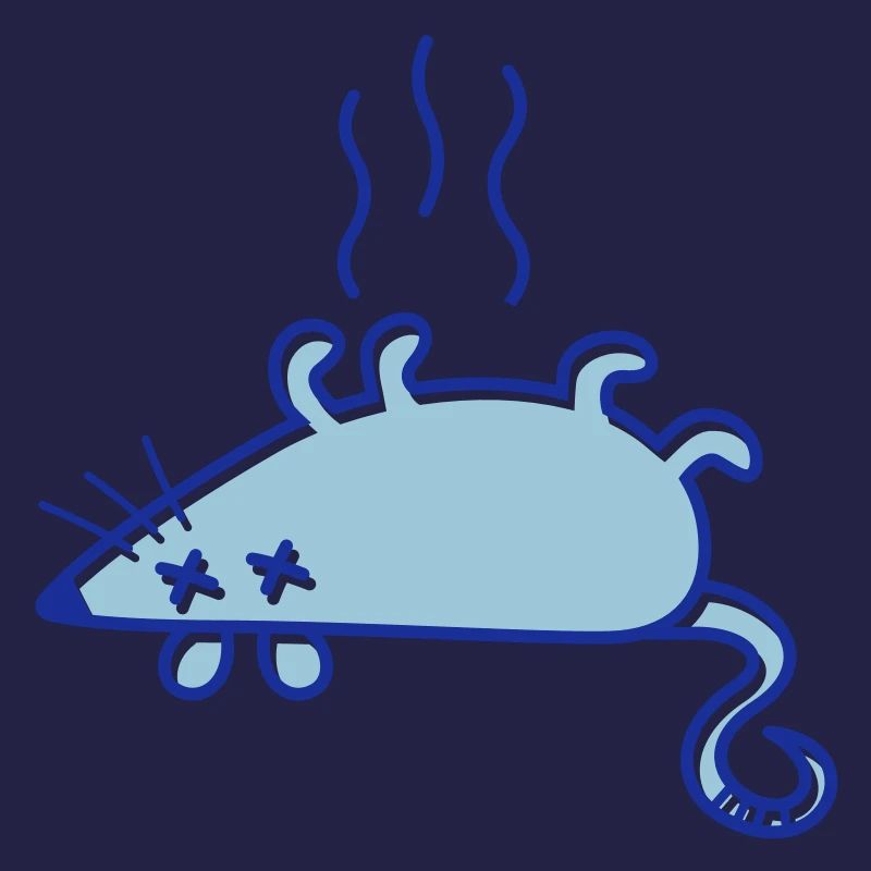Une souris morte