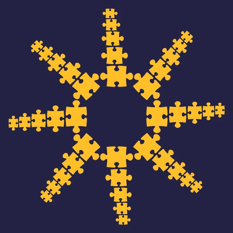star puzzle sun pattern piece puzzle game puzzled