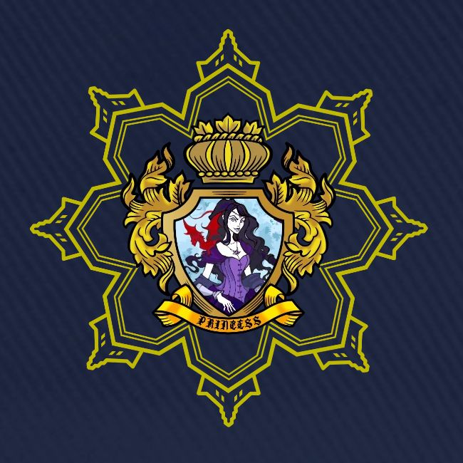 Embleme Or Princesse Gothique avec Dragon 2022