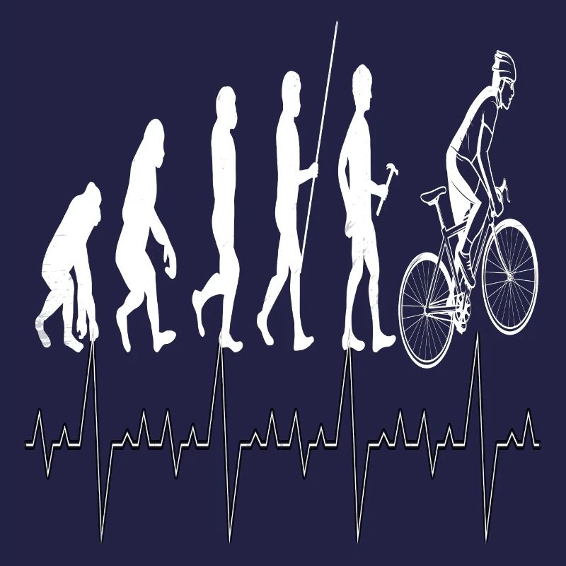 Evolution Radfahrer , cooles Fahrrad Design