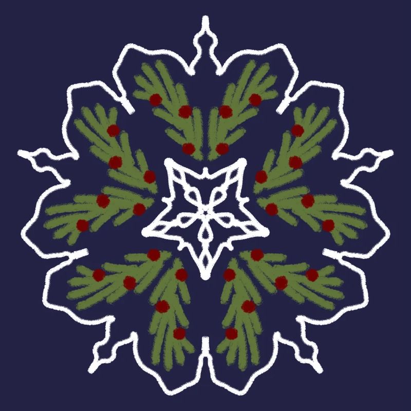 Flocon de Noël moche
