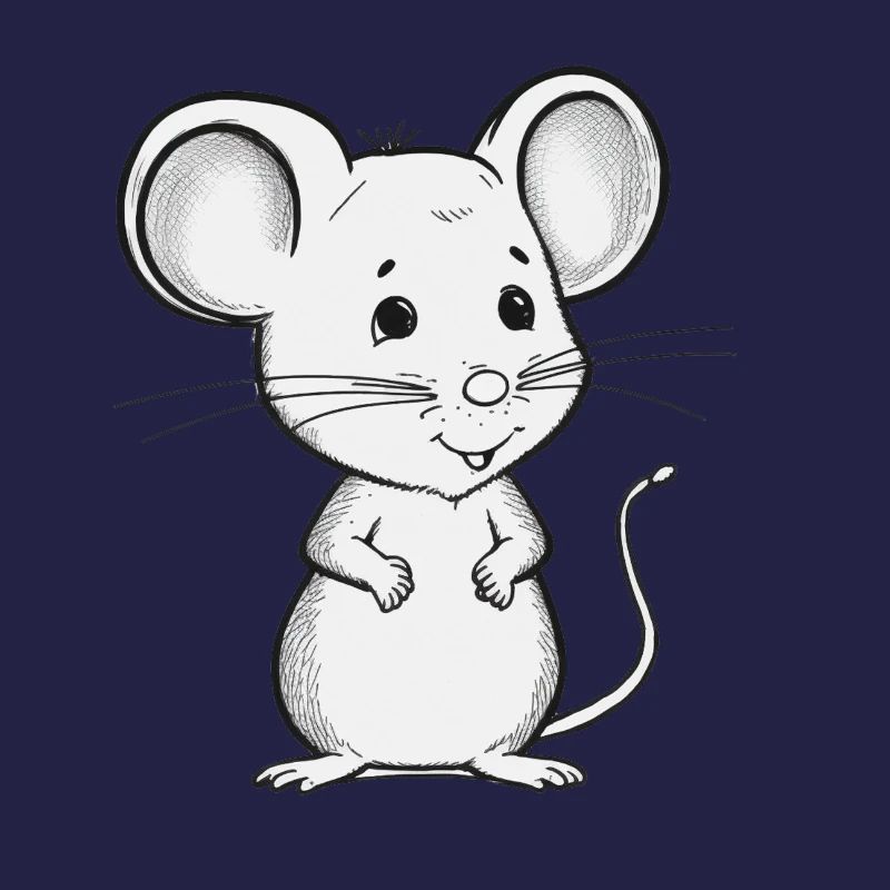 Tiny Mouse - Cute and Curious