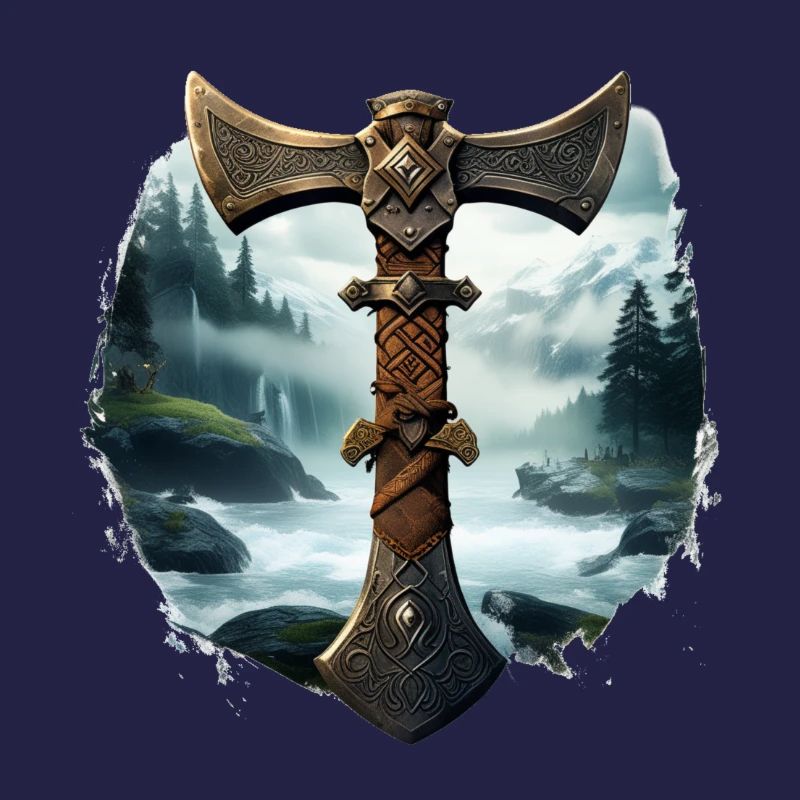 Wikinger Axt Nordisch Valhalla