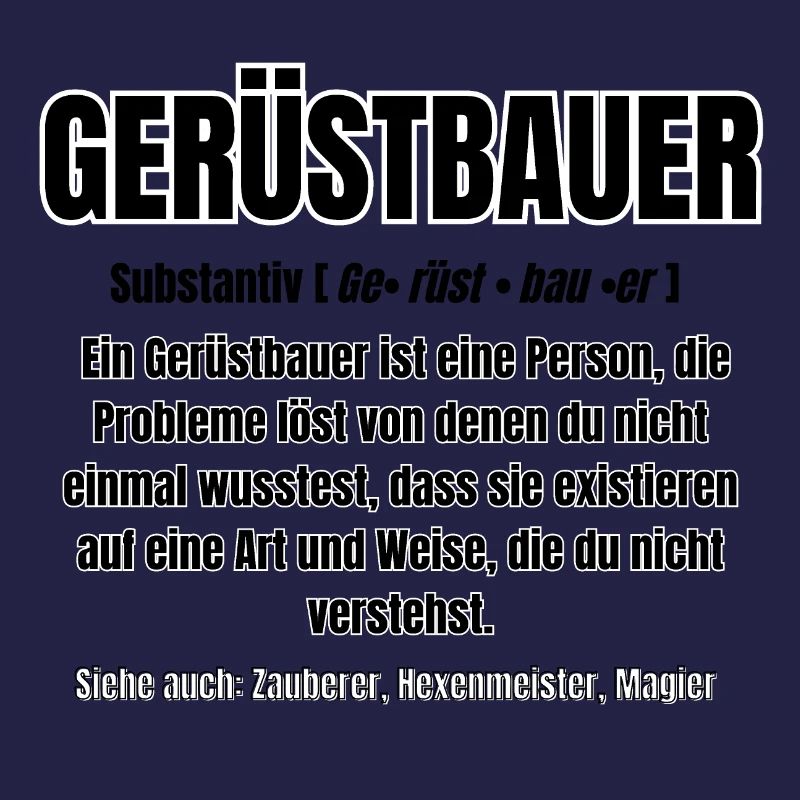 GERÜSTBAU Text