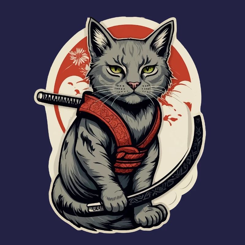 Katze Samurai