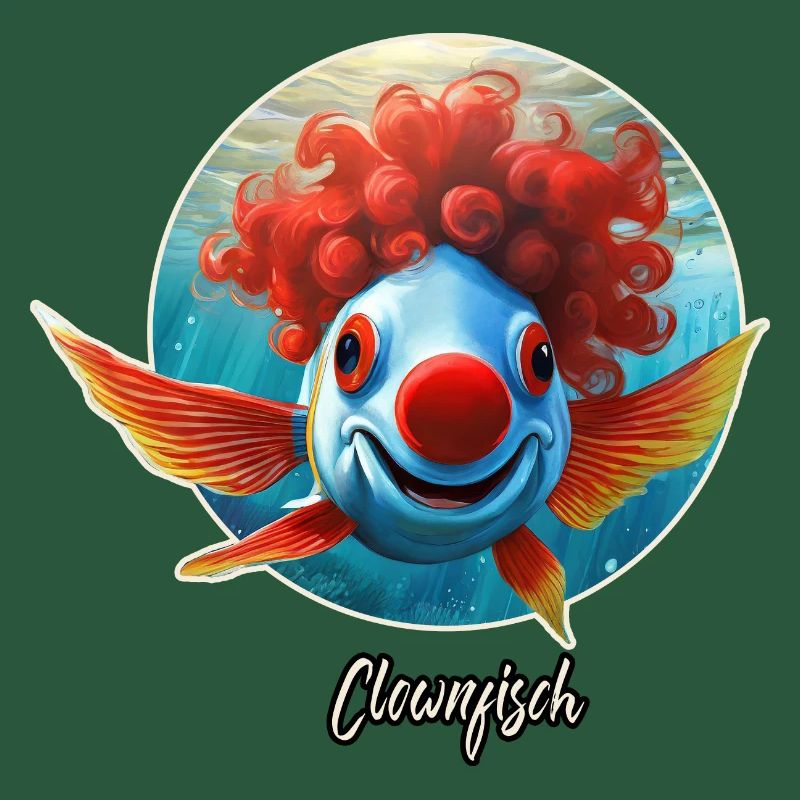Pun ambiguous german expression - Clownfisch