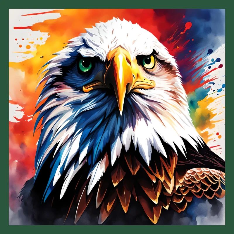 Eagle coloured