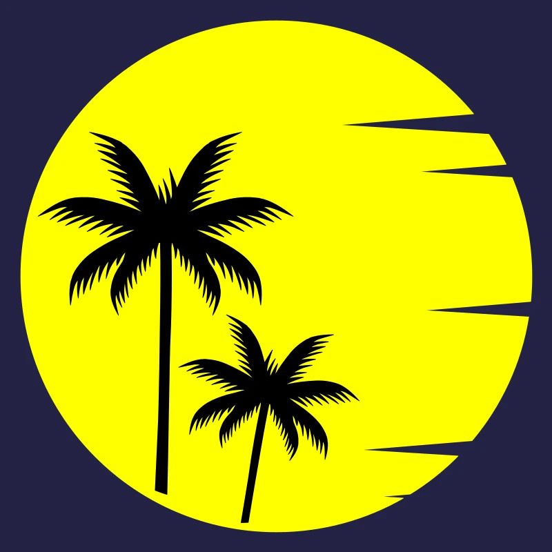 Sunset Palm Trees