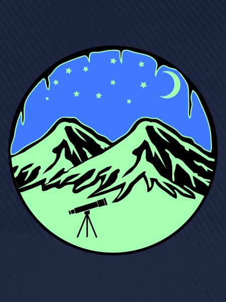 Starry Sky Mountains Telescope
