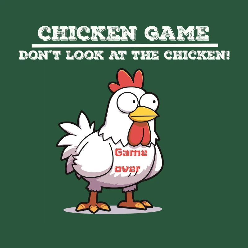 Chicken game white