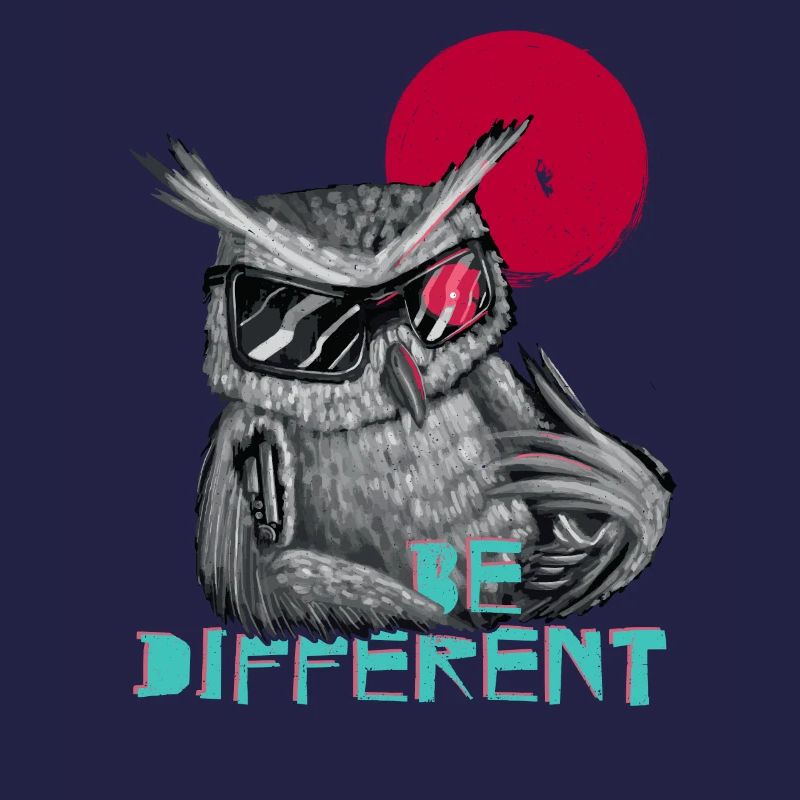 Be different Eule - einzigartig & besonders