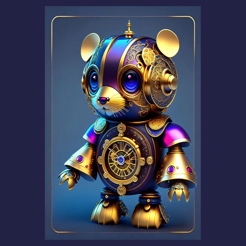 Mignon Clockwork Bébé Hamster Android