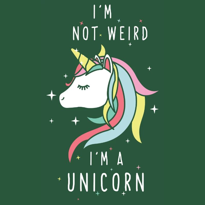 Ich bin nicht komisch ich bin ein Einhorn