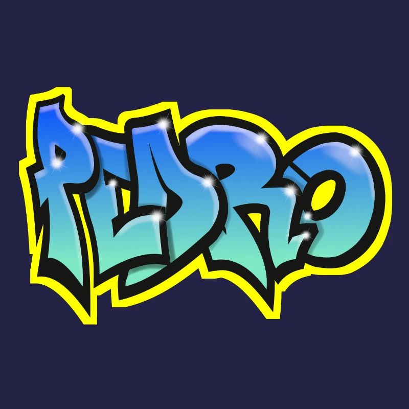 PEDRO GRAFFITI NAME PRINT Pedro First Name