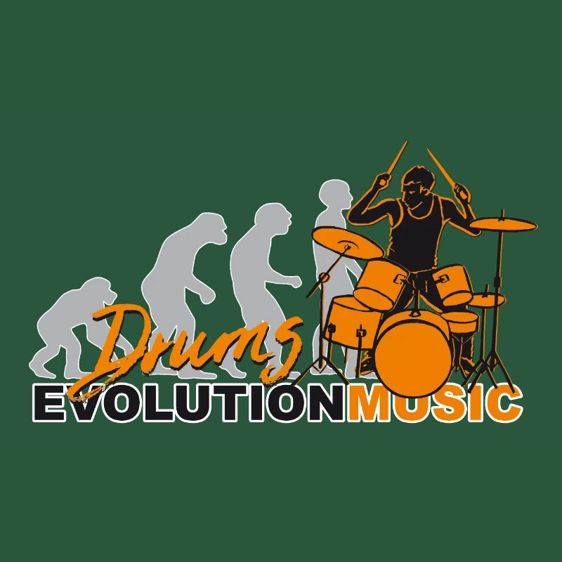 Drums, drummer, drums, evolution music