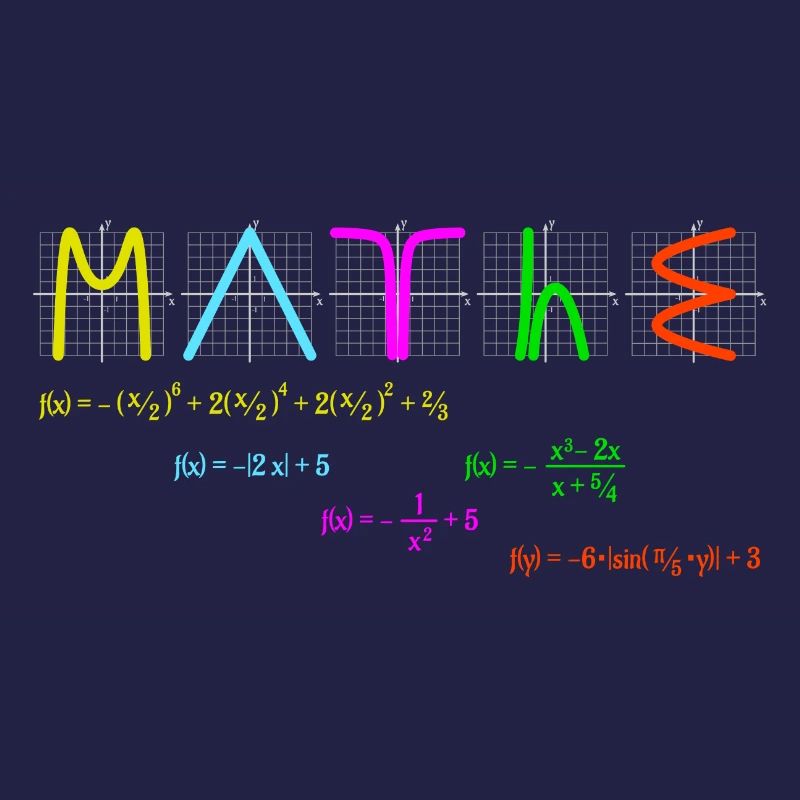 Math with functions colorful