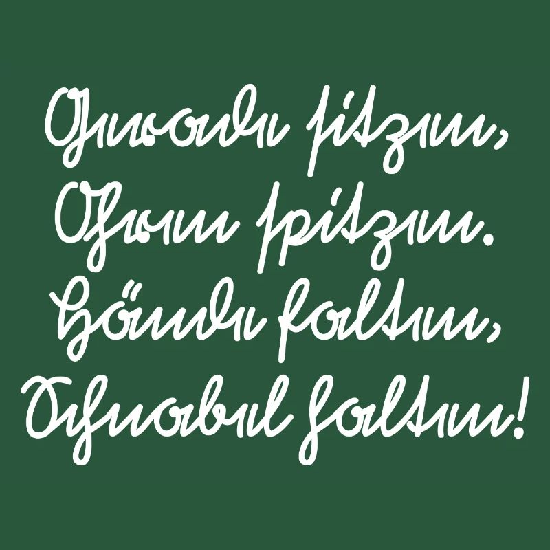 Class rules for the school in German script