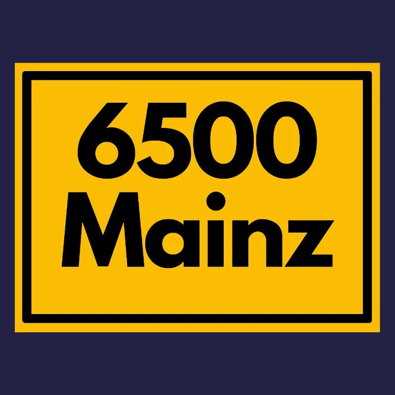 ANCIEN CODE POSTAL RETRO 6500 MAINZ MEEENZ