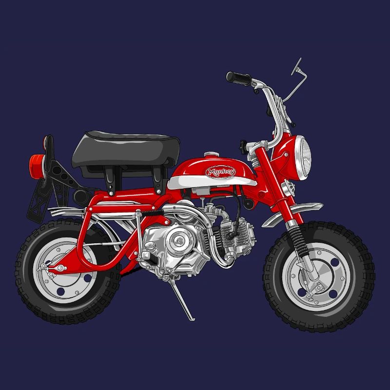 Monkey Z50A DE | candy ruby red