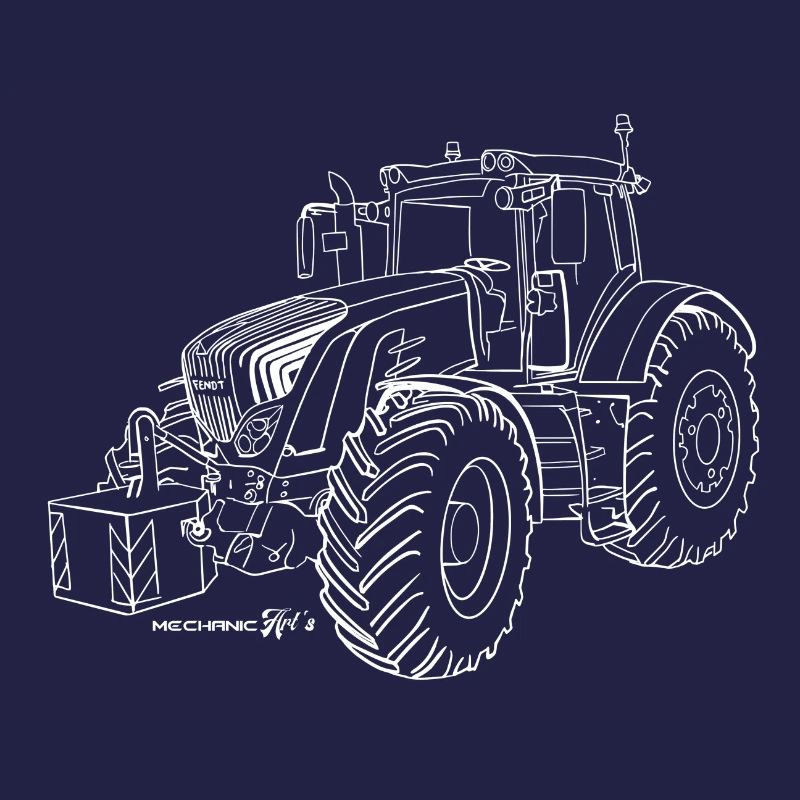 Ackerschlepper 936 Weiß