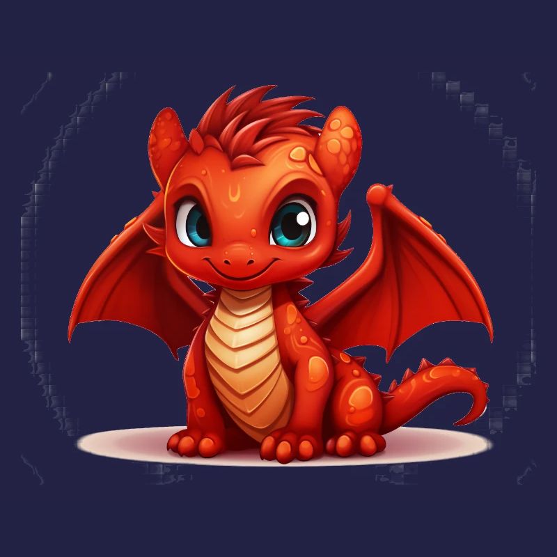 Kleiner roter Drache