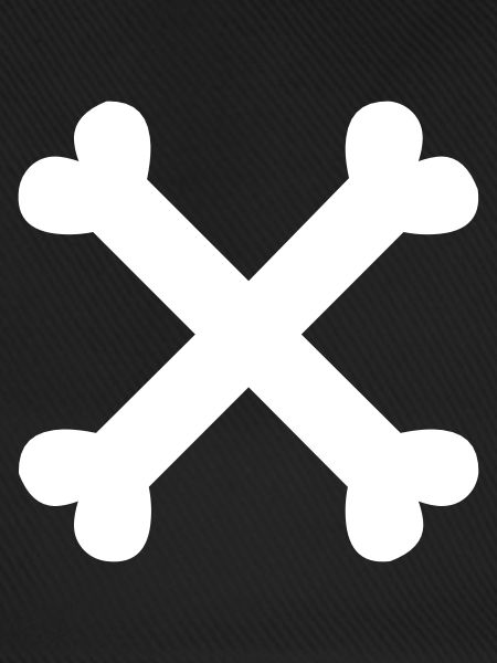 Knochen Kreuz