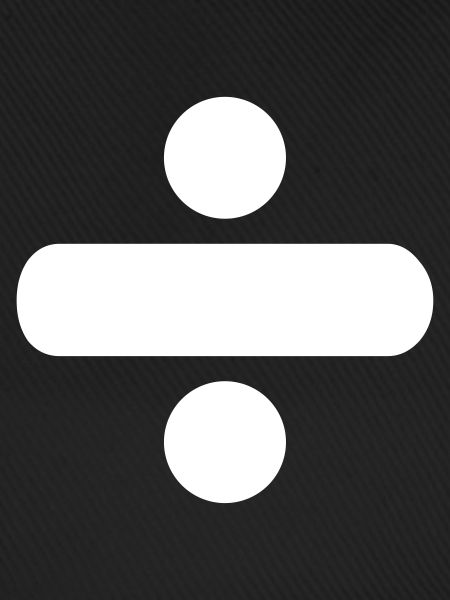 Geteilt Symbol Mathe