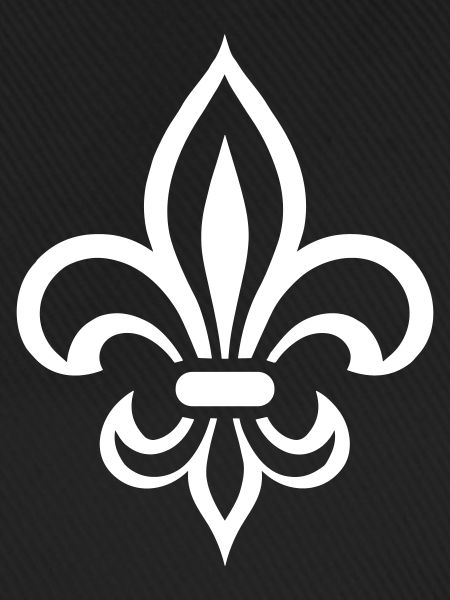 Majestätisches Fleur-Schild