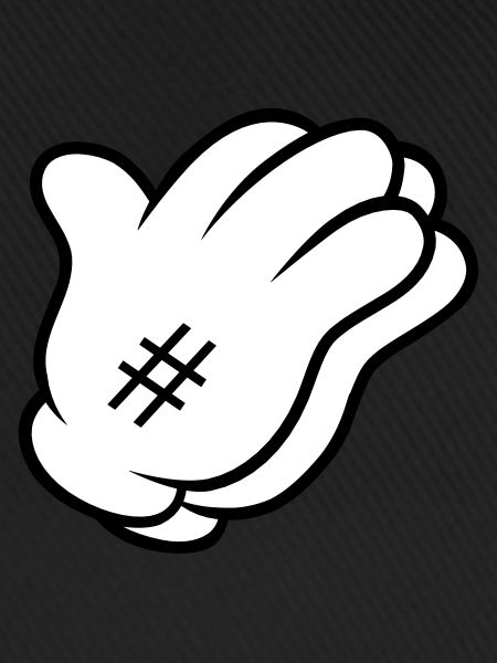 Comic Hand Pray