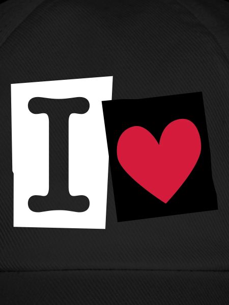 I Love (cutter font)