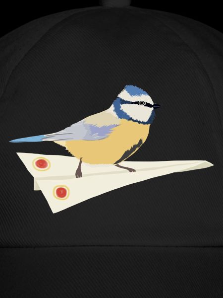 Blaumeise Papierflieger