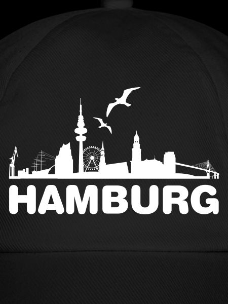 Hamburg Skyline Silhouette