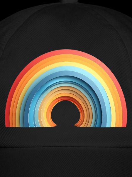 Papierstil Regenbogen (Stolz)