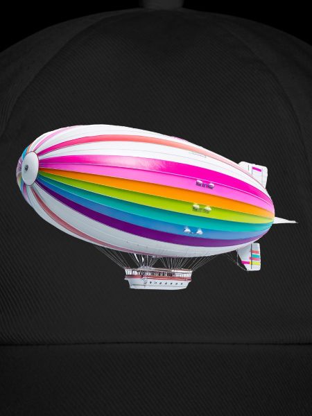 Regenbogen Zeppelin Druck