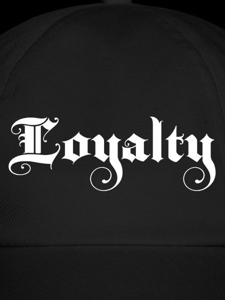 Loyalität Loyalty Fancy Script Geschenk