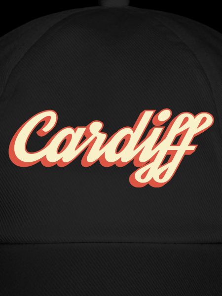 Cardiff Retro Script Logo
