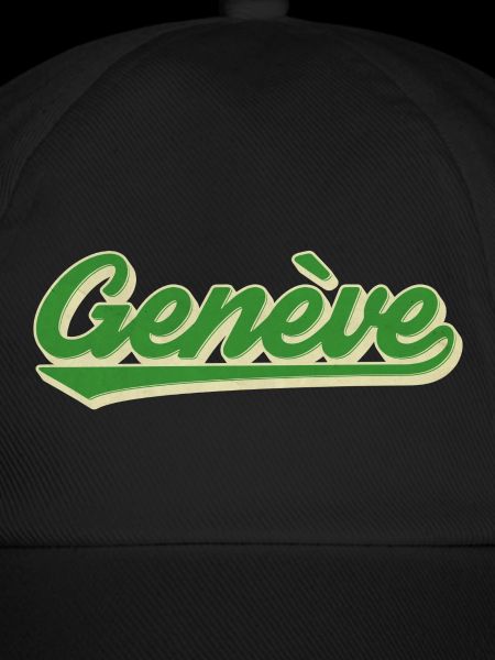 Genève Grün Retro Script