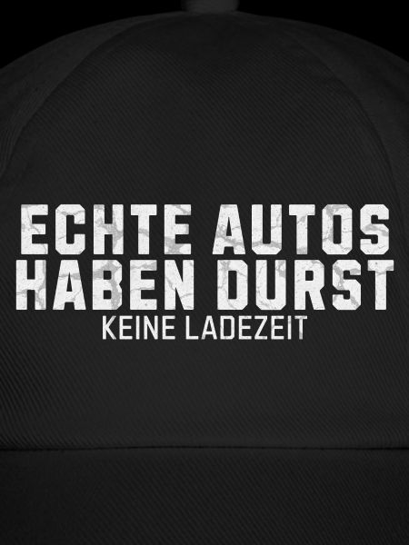 Echte Autos haben Durst Keine Ladezeit