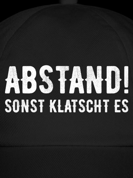 Abstand sonst klatscht es