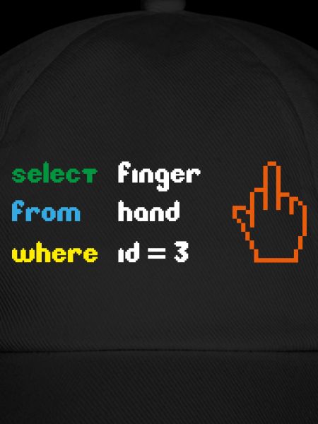 Lustige SQL-Abfrage: 8-Bit-Mittelfinger für Geeks