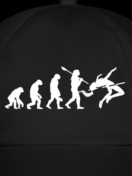 Hochsprung-Evolution-Athleten-Silhouetten-Kunst