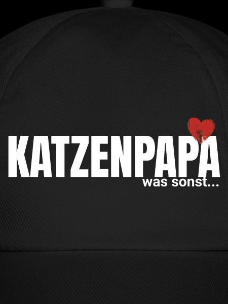 Katzenpapa mit Herz