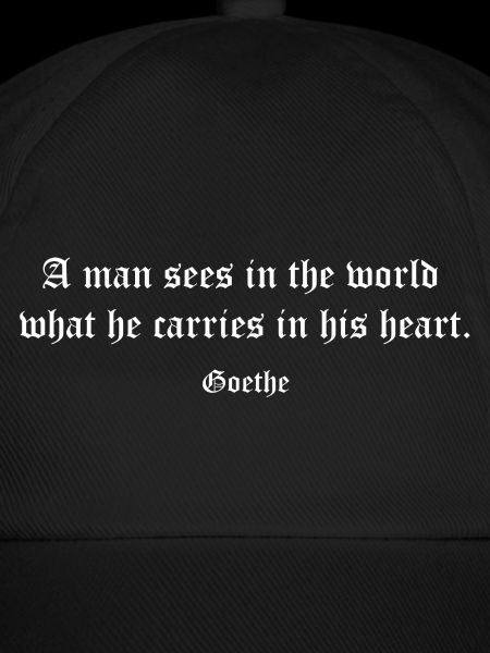 Goethe Gothic: Zitat aus der Herzwelt