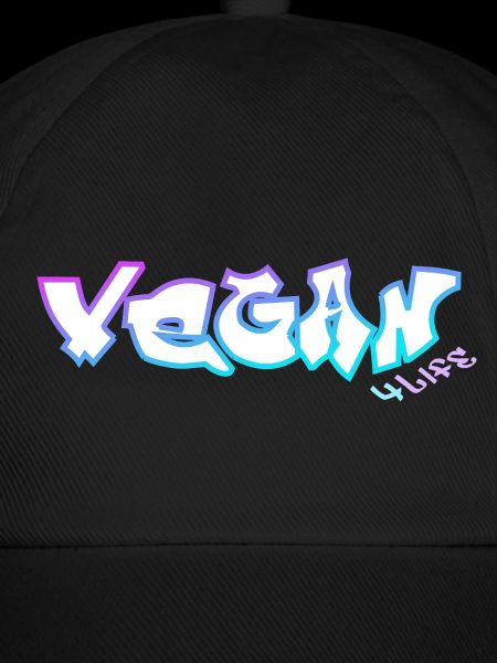 vegan4life cyan-lila
