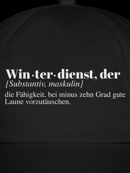 Winterdienst Definition Motiv