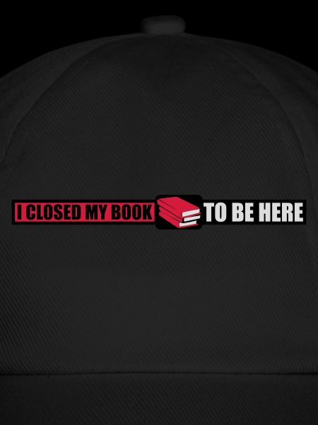 I closed my book